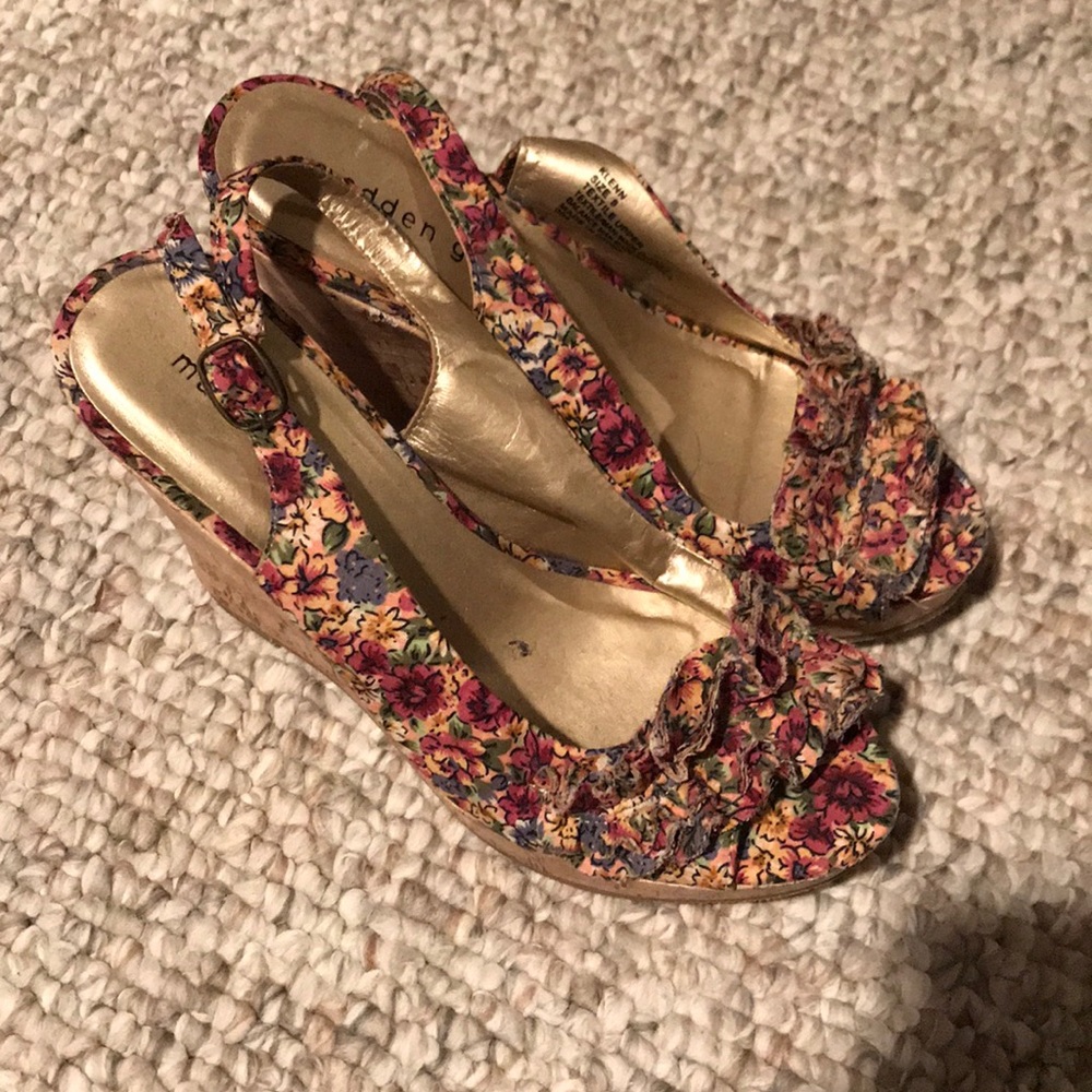Madden Girl platform sandals